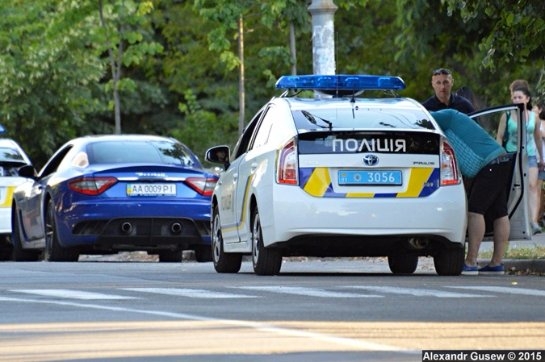 У столиці поліцейські оштрафували водія Maserati