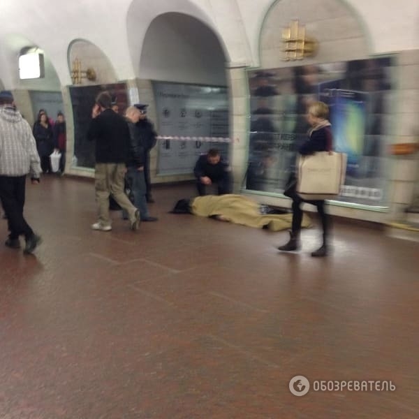 На станції київського метрополітену помер чоловік (ФОТО)